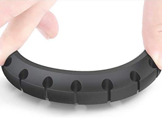 Mua LFGB kẹp cáp silicone thực tế, quản lý cáp bàn silicone thiết bị cuộn cáp USB thiết bị lưu trữ cáp sạc online manufacture