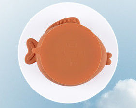 Mua Bát ăn dặm bằng silicon chống rò rỉ cho bé Bát ăn dặm bằng silicon hình con cá, Bộ đồ ăn chống trượt cho bé online manufacture