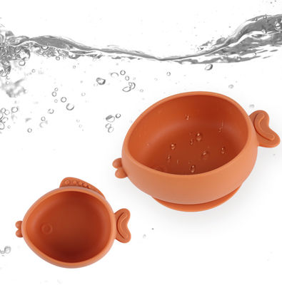 Ống trẻ em silicone chất lượng thực phẩm, Ống trẻ em silicone hình cá, trẻ em tự học dụng cụ bàn