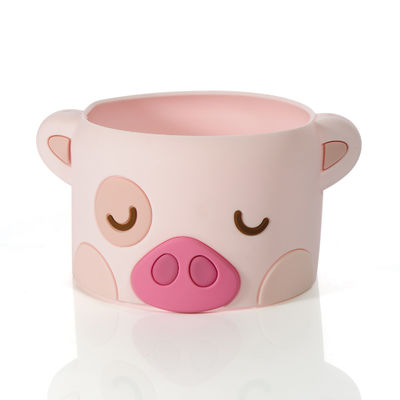 Khả năng tùy biến âm thanh thông minh Silicone bảo vệ nắp Creative Pig hình Bluetooth loa Silicone nắp