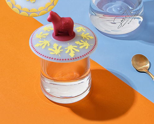 Creative Cartoon Silicone Cup Cover Proof Leak And Dustproof Ceramic Tea Cup Cup Cover Water Cup Cover Sealed And Fresh Keeping Cover (Tấm bắp silicone chống rò rỉ và chống bụi)