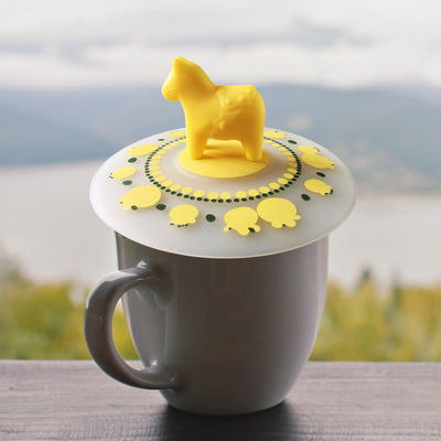 Creative Cartoon Silicone Cup Cover Dustproof Tea Cup Water Cup Cover Multi-Purpose Sealed And Fresh Keeping Cover (Thiết kế phim hoạt hình)