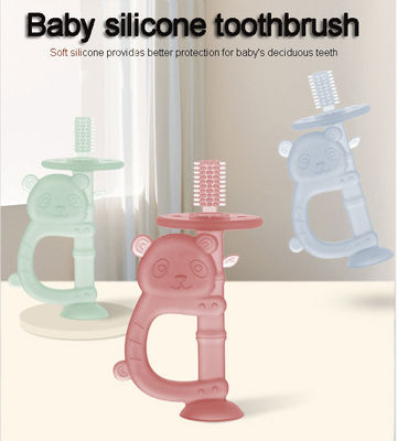Cartoon Kara hình con bút răng silicone cho bé loại thực phẩm cao cấp kẹo cao su cho bé máy nghiền răng cầm tay
