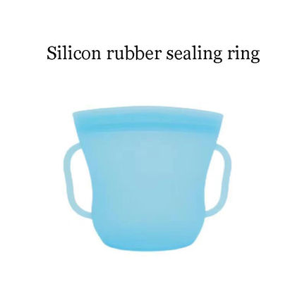 Có thể tái sử dụng 100% túi lưu trữ thực phẩm silicone Vòng súp và sữa chứa chất lỏng giữ tươi và không rò rỉ