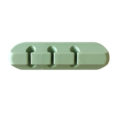 Nhà máy tùy chỉnh silicone 3-Hole Jumper Manager Cable Clamp Dữ liệu Cable tai nghe Cable Storage And Aesthetic Organizer