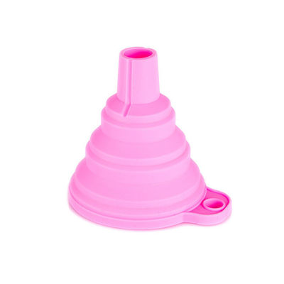 Phòng bếp Thức ăn silicone Funnel Máy phân phối chất lỏng Phòng bếp Công cụ nhỏ Phụ kiện gấp Silicone Folding Funnel